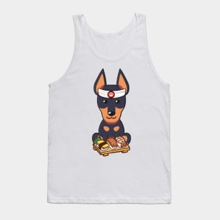 Sushi Chef Alsatian Tank Top